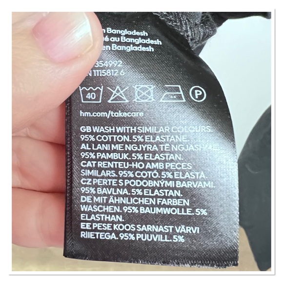 H&M Long Sleeved Jersey Top 🆕 - Picture 3 of 4